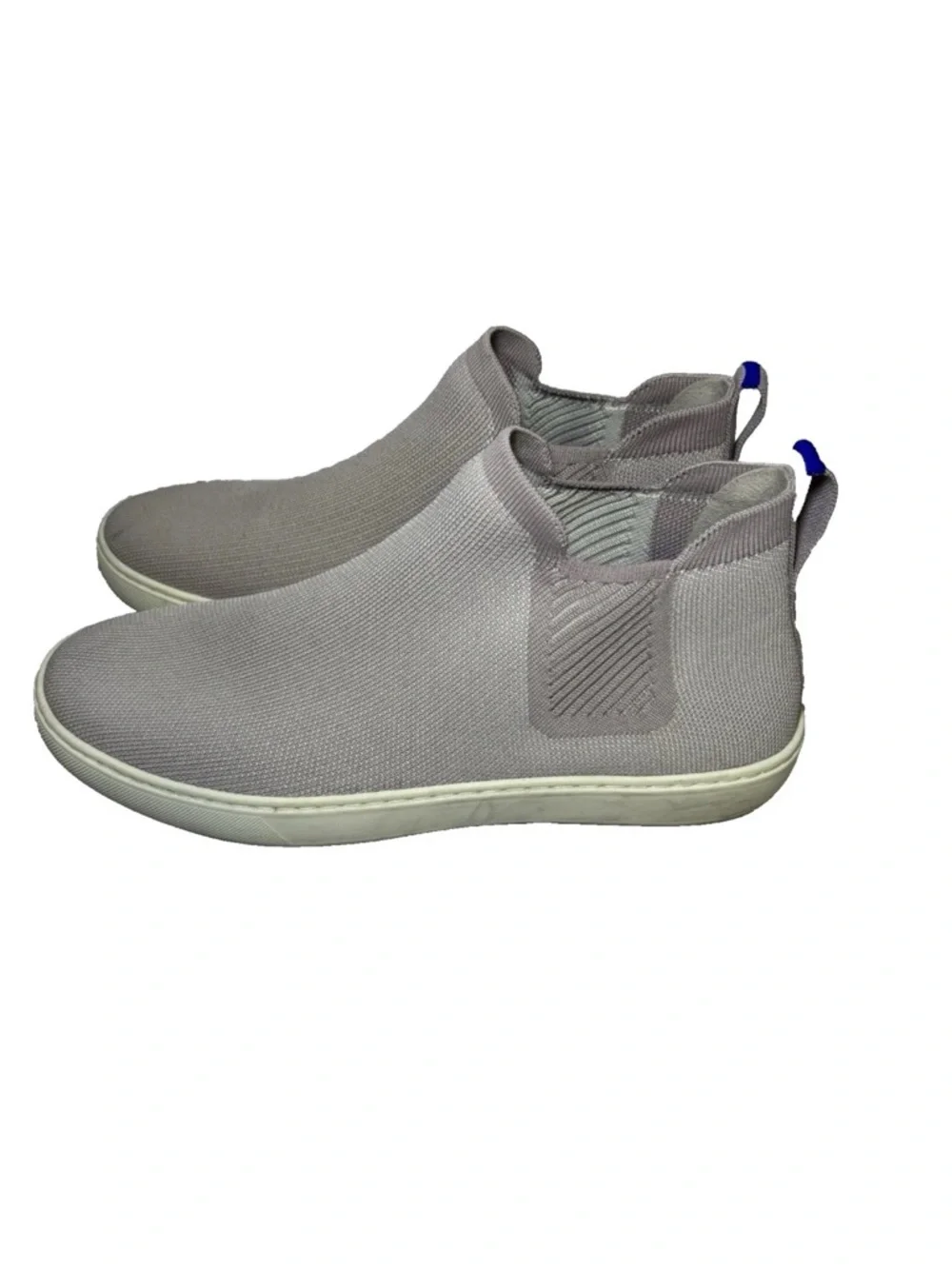 Rothy’s Women’s Chelsea Sneakers Boots Size 11.5 Lilac Gray Knit Comfortable